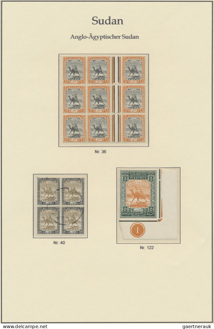 Sudan: 1897-1999 Mint And Used Collection On Printed Pages In A Binder, With Par - Sudan (1954-...)