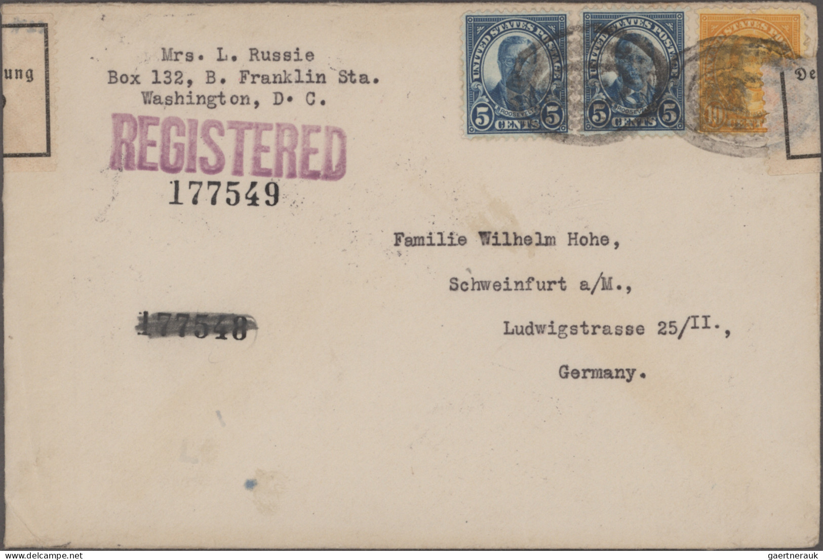 United States: 1900/1960 (ca.), Mehr Als 150 Briefe, Neben FDC Reichlich Zensier - Covers & Documents