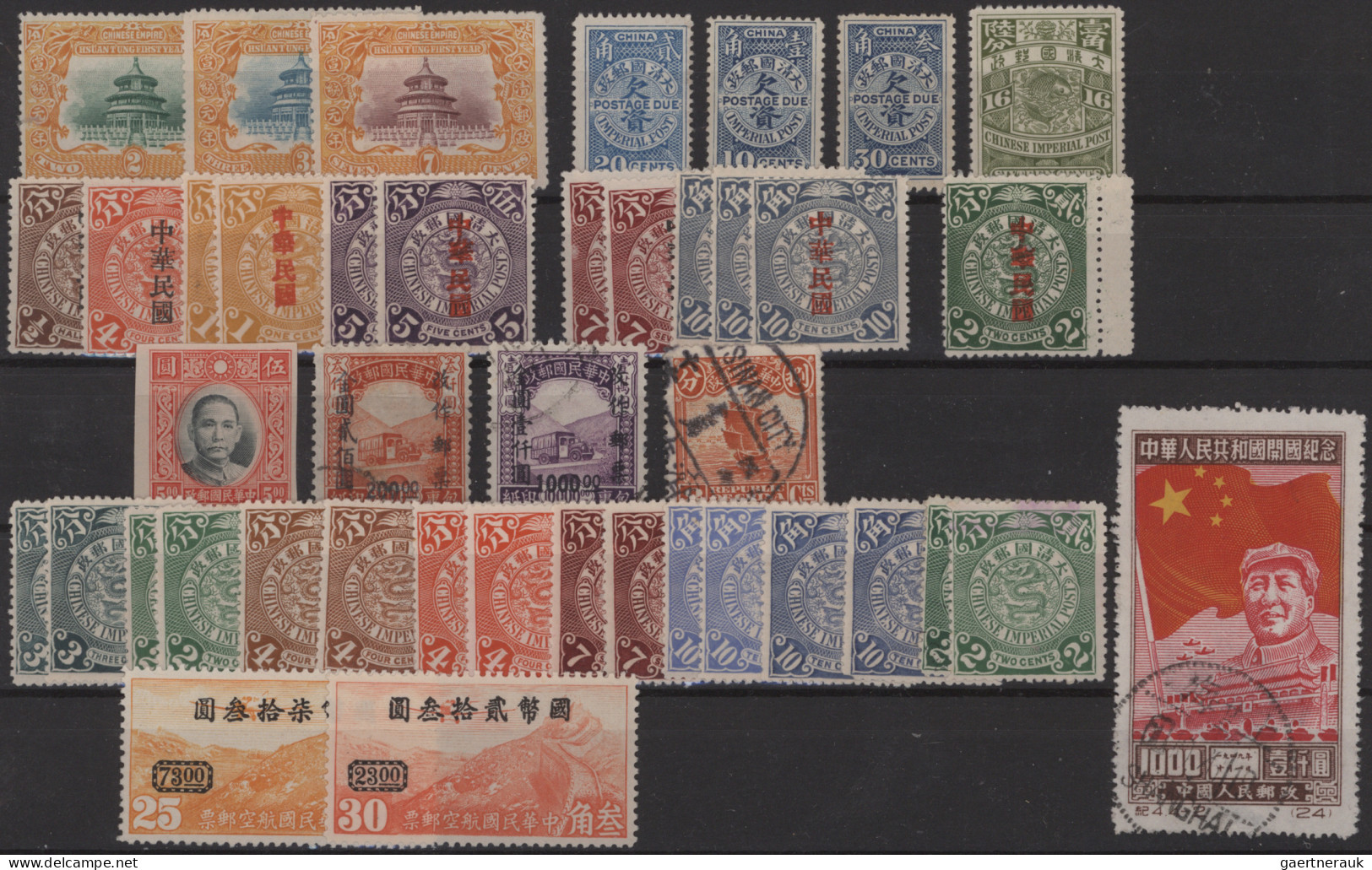 Oversea: 1860-1960 Ca.: Mint And Used Stamps From Overseas In More Than 50 Stock - Colecciones (en álbumes)