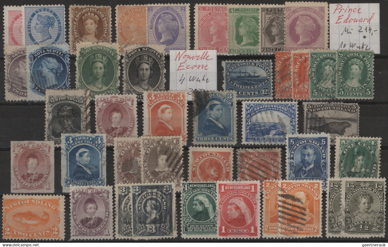 Oversea: 1860-1960 Ca.: Mint And Used Stamps From Overseas In More Than 50 Stock - Colecciones (en álbumes)