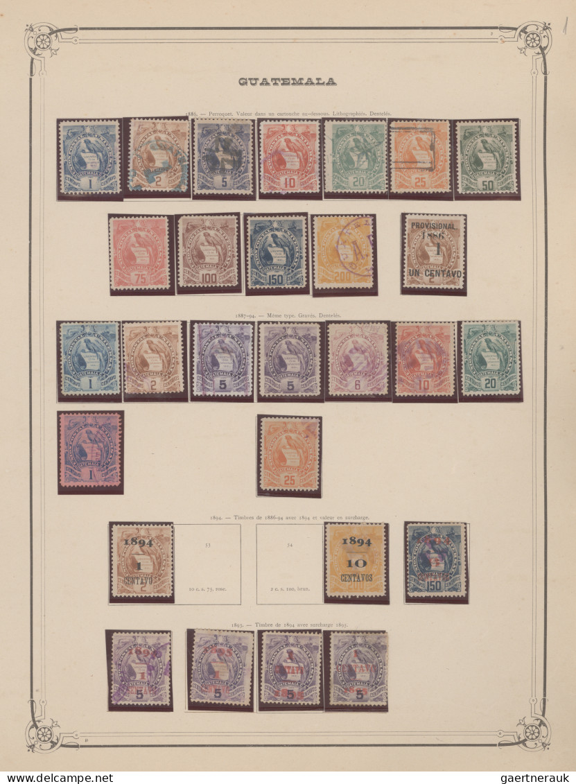 Central And South America: 1860/1930 (ca.), Central America, Mainly Unused Colle - Autres - Amérique