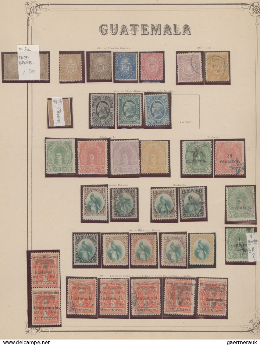 Central And South America: 1860/1930 (ca.), Central America, Mainly Unused Colle - Autres - Amérique