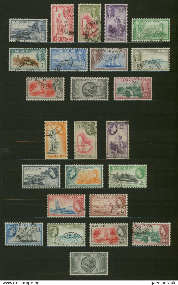 British Colonies: 1844/1990 (ca.), comprehensive mint and used collection in 16