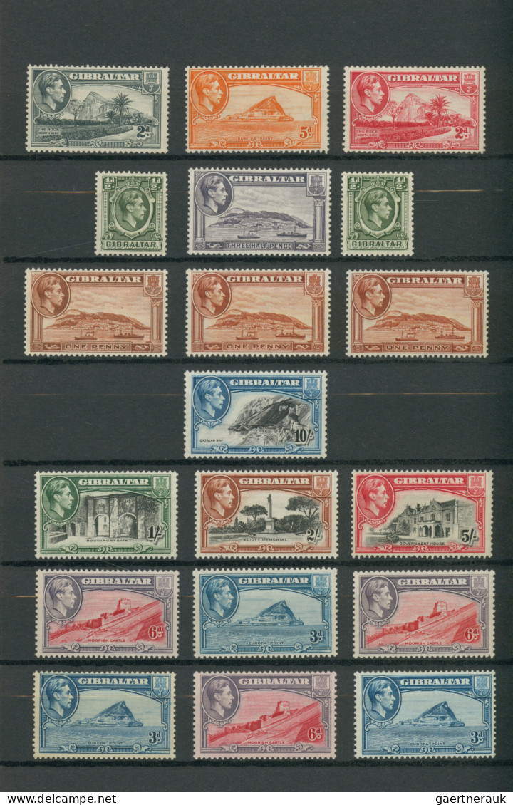 British Colonies: 1844/1990 (ca.), comprehensive mint and used collection in 16