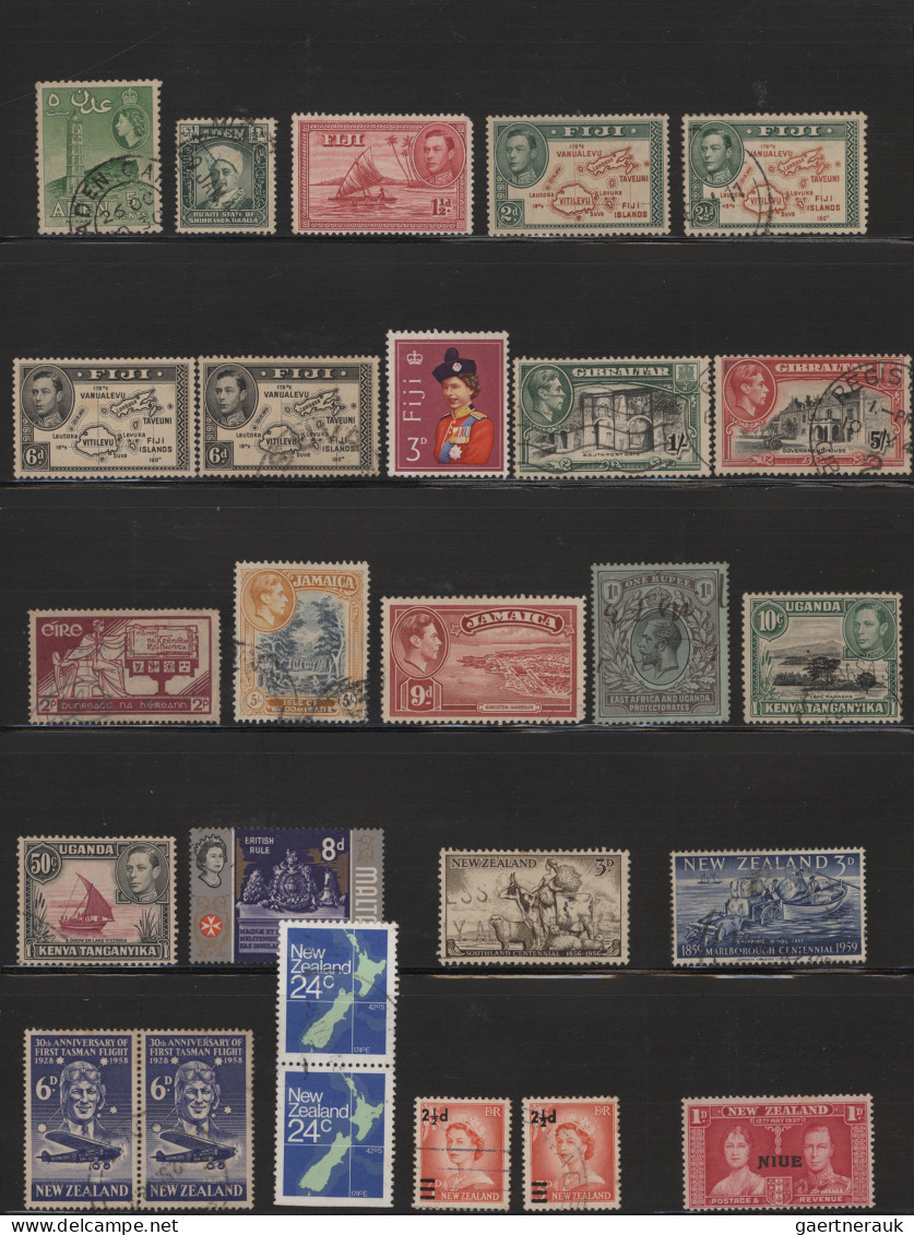 British Commonwealth: 1860's-modern: More Than 180 Stamps From Various Countries - Other & Unclassified