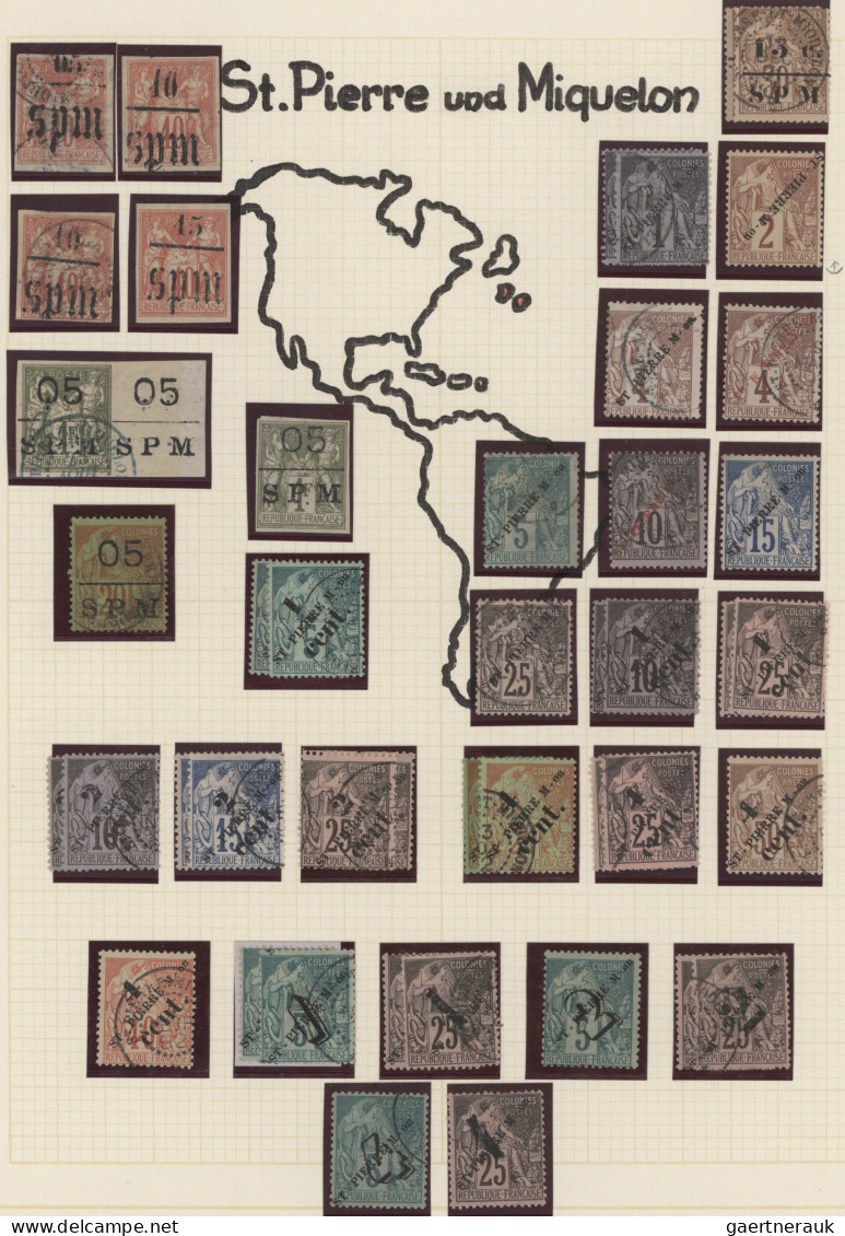 French Colonies: 1890/1960 (ca.), Comprehensive Mint And Used Collection In An A - Other & Unclassified