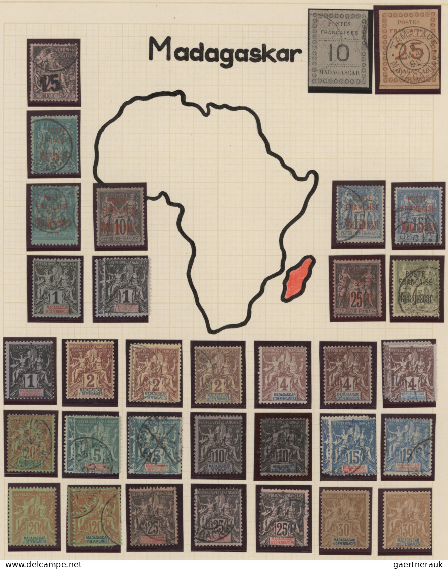 French Colonies: 1885/1960 (ca.), French Africa, Comprehensive Mint And Used Col - Sonstige & Ohne Zuordnung