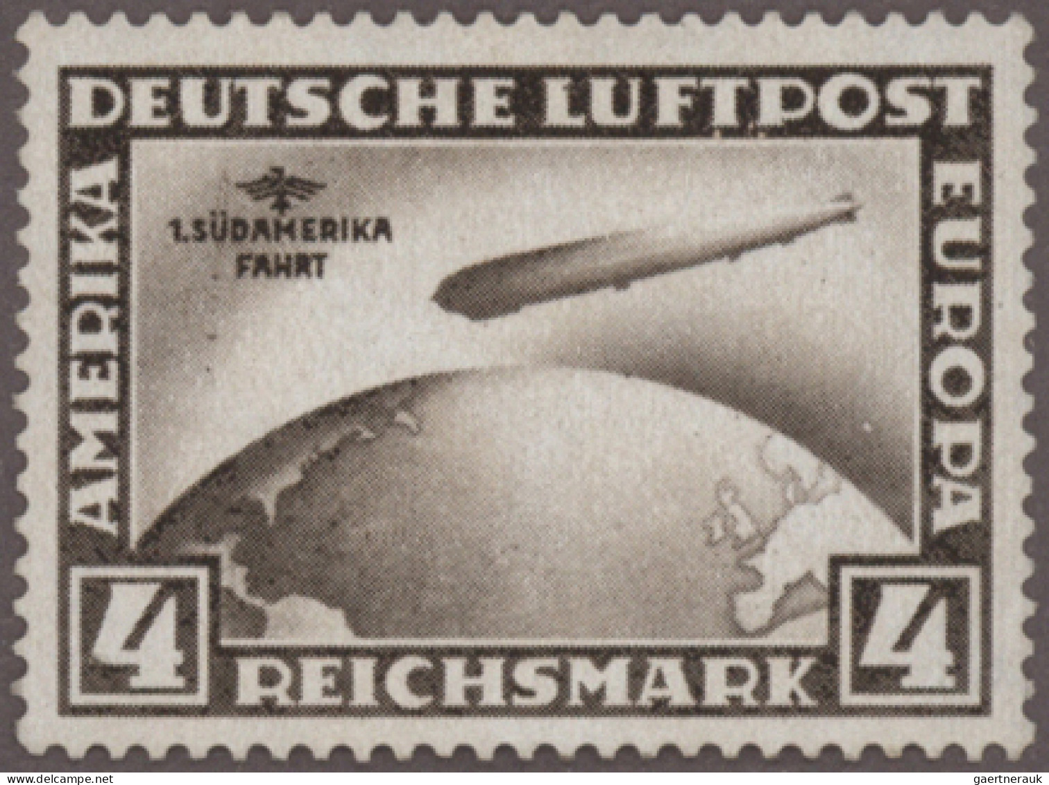 Zeppelin Mail - Germany: 1929/1939, Umfangreiche interessante Sammlung mit ca. 4