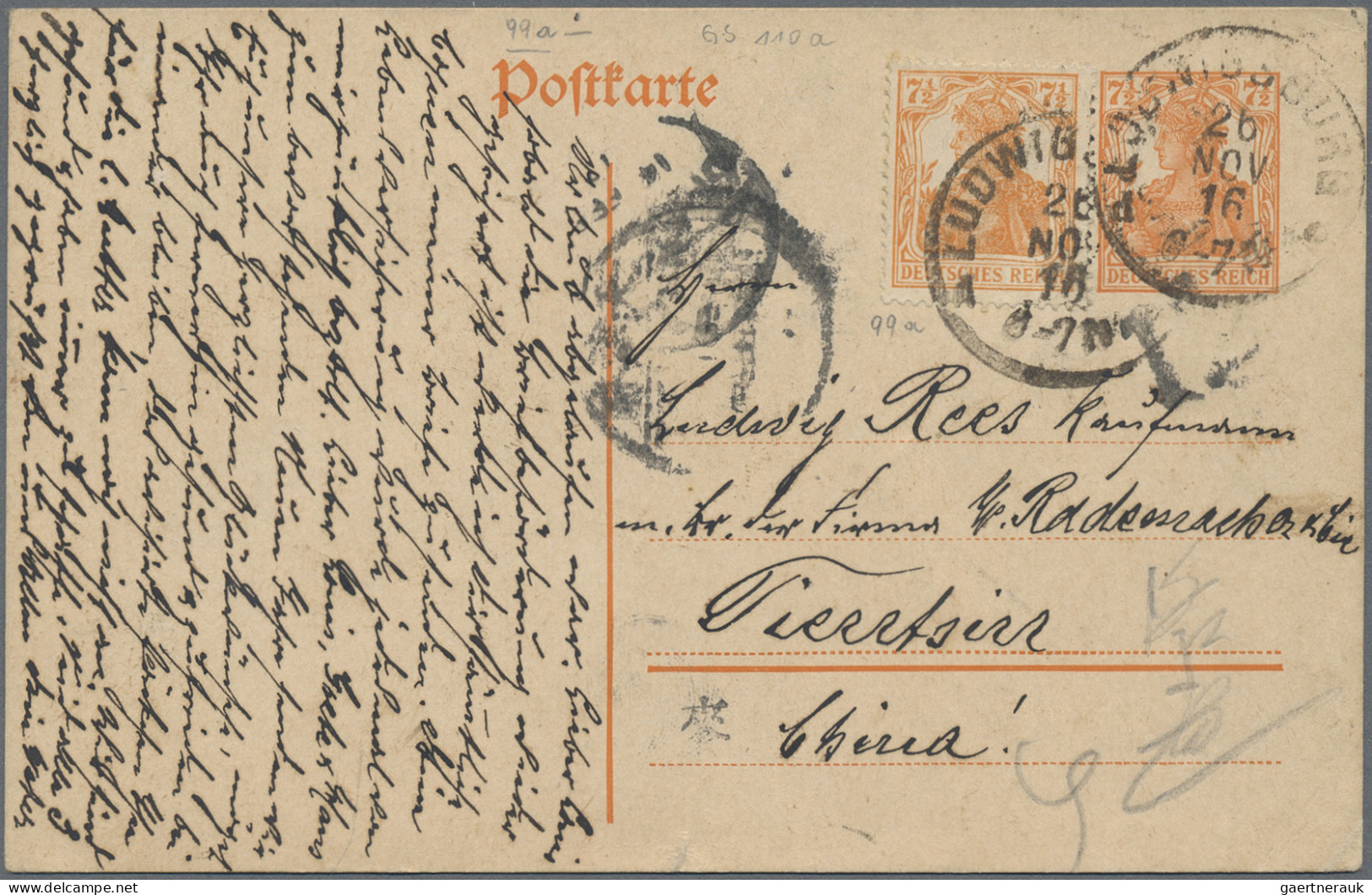 German Ship Post - Marine: 18971916, Marineschiffspost, Partie Von 27 Stück, Mit - Other & Unclassified