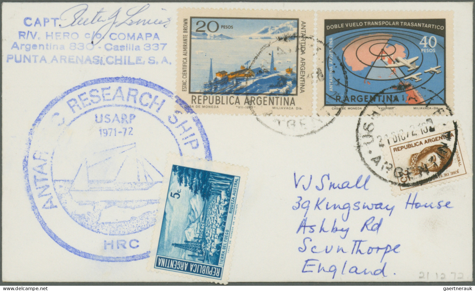 Thematics: Antarctic: 1962/1994 (ca.), U.S. ANTARCTIC RESEARCH, Collection Of Ap - Sonstige