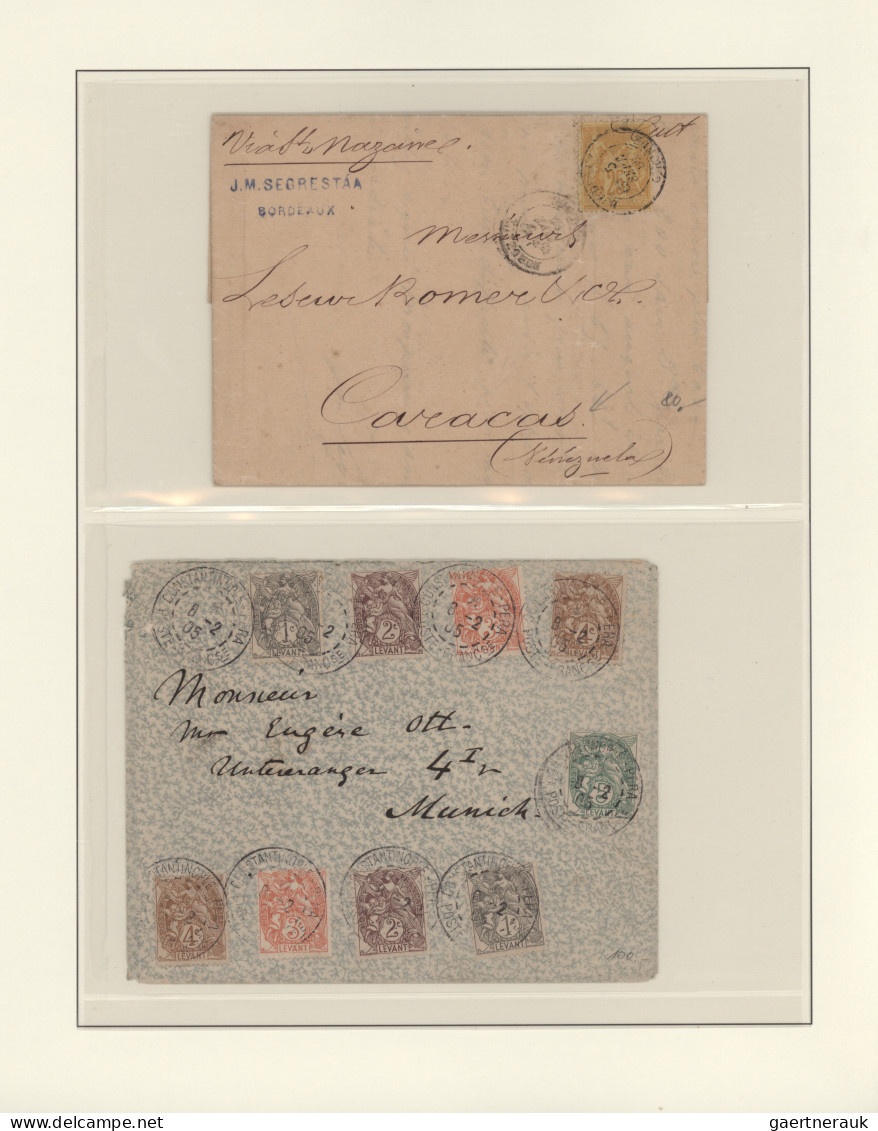 France: 1849/1910 (ca.), Used Collection In A Lindner Album, Mixed Quality From - Colecciones Completas