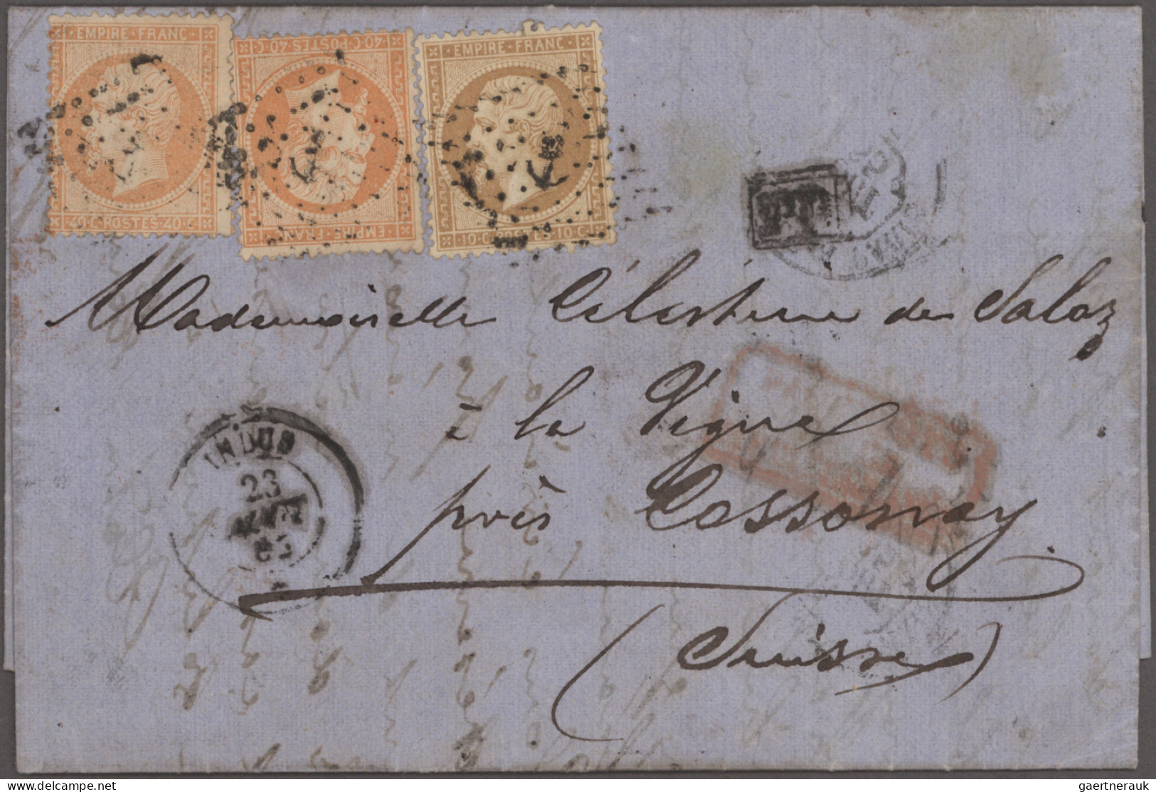 France: 1865/1970 (ca.), Balance Of Apprx. 370 Covers/cards/stationeries, Incl. - Sammlungen