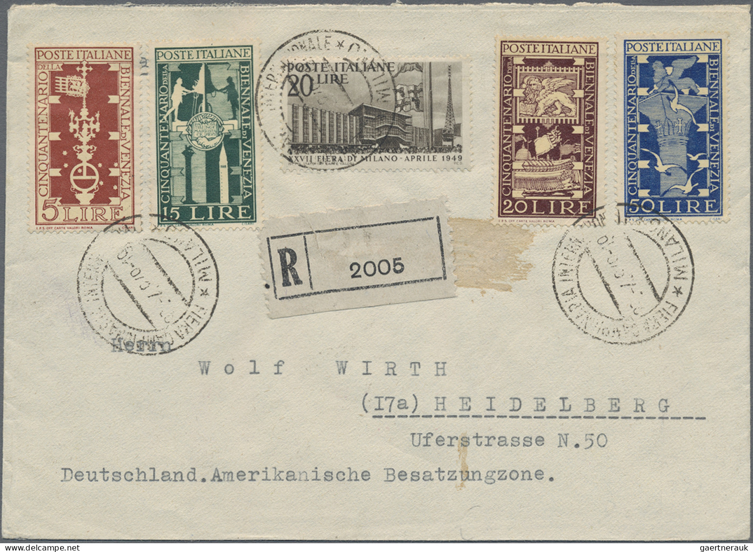 Italy: 1947/1978, Assortment Of 29 Interesting (mainly Commercial) Covers/cards, - Sammlungen