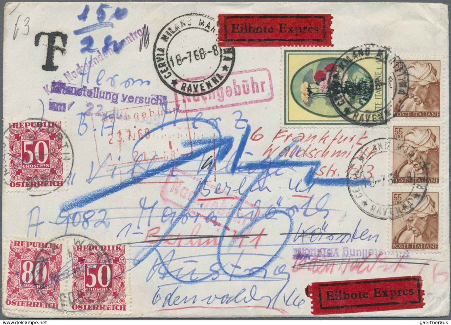 Italy: 1947/1978, Assortment Of 29 Interesting (mainly Commercial) Covers/cards, - Sammlungen