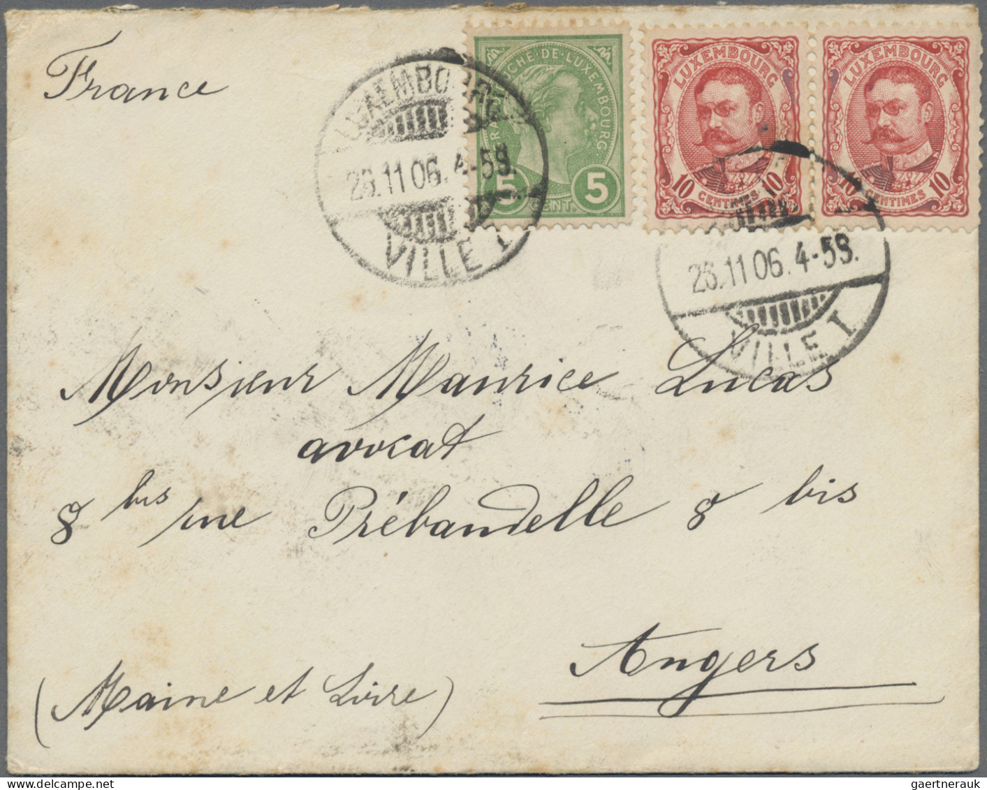 Luxembourg: 1875/2010, Collection Of 225 Covers Including International Mail, FD - Otros & Sin Clasificación