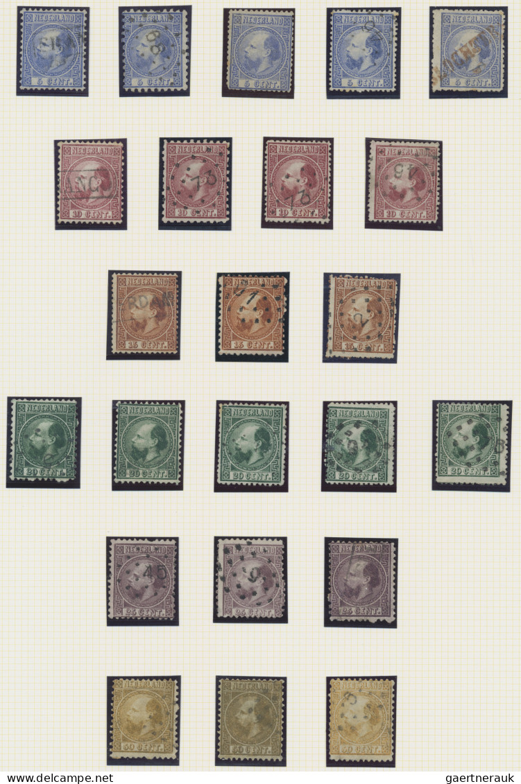 Netherlands: 1852/1913, Used And Mint Collection On Album Pages, Showing A Nice - Sonstige & Ohne Zuordnung