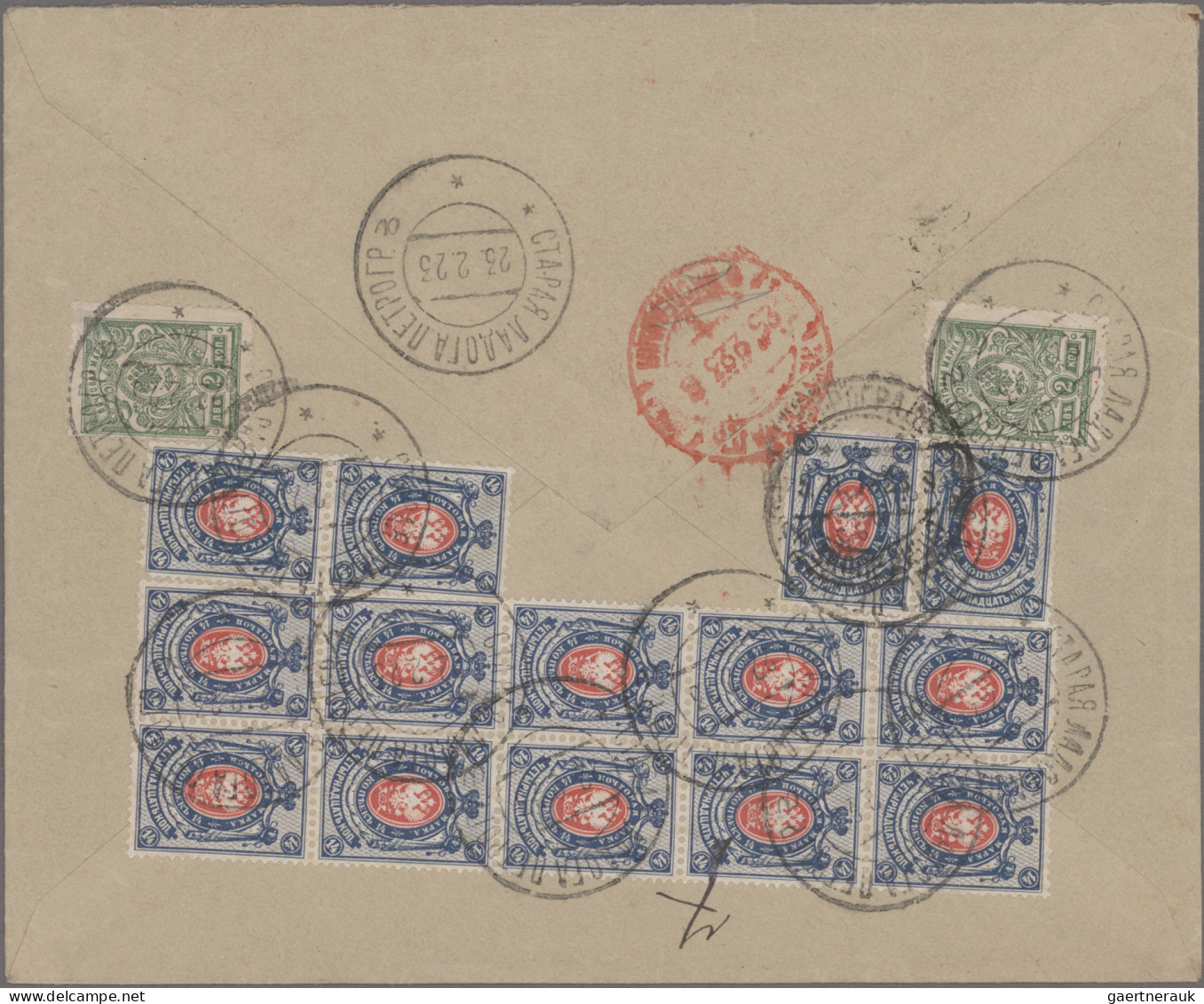 Russia: 1922/1924, INFLATION/TRANSITION PERIOD, Extraordinary Collection Of Appr - Lettres & Documents