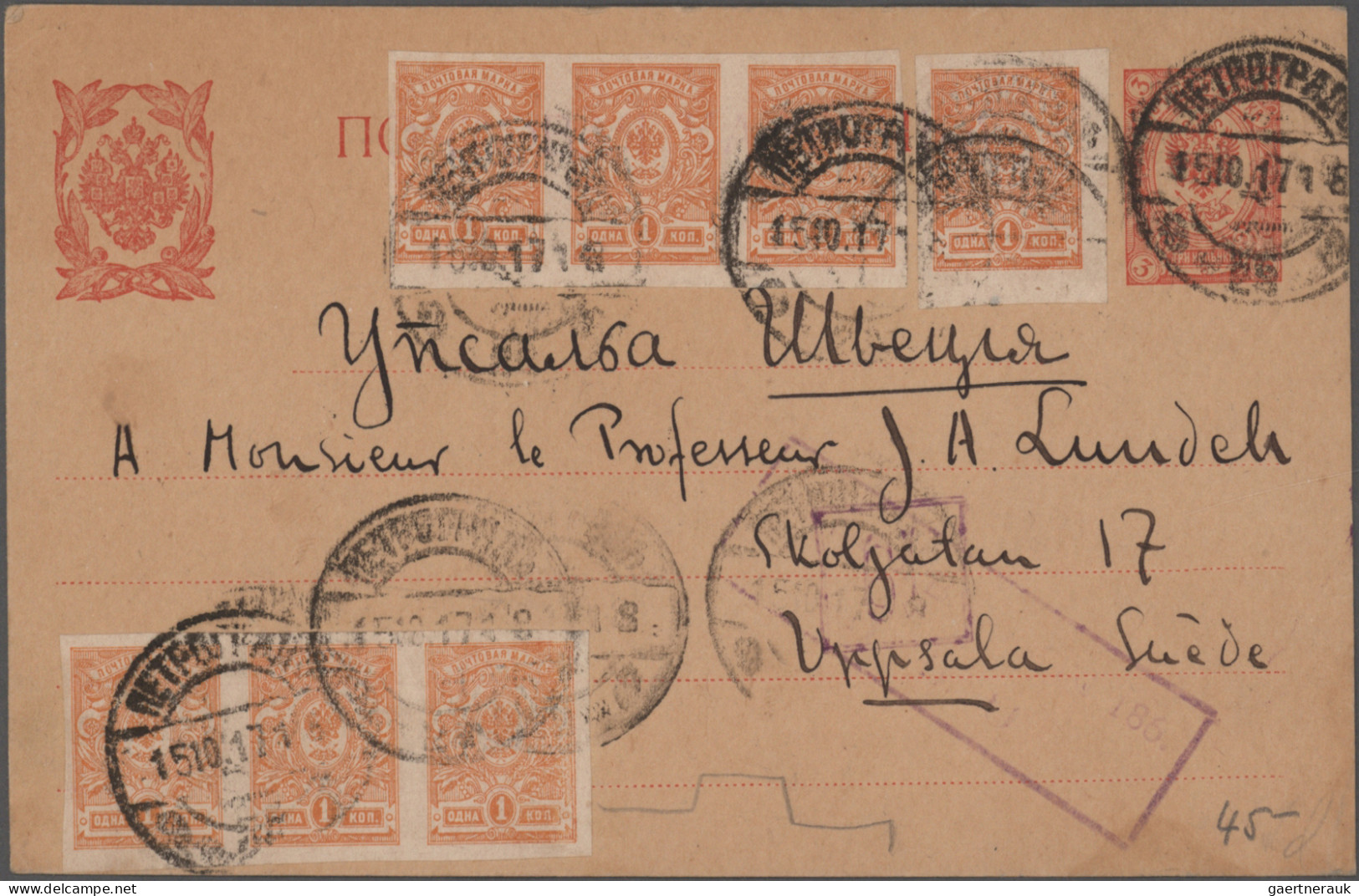 Russia - Postal Stationary: 1848-1920 Collection Of More Than 130 Postal Station - Stamped Stationery