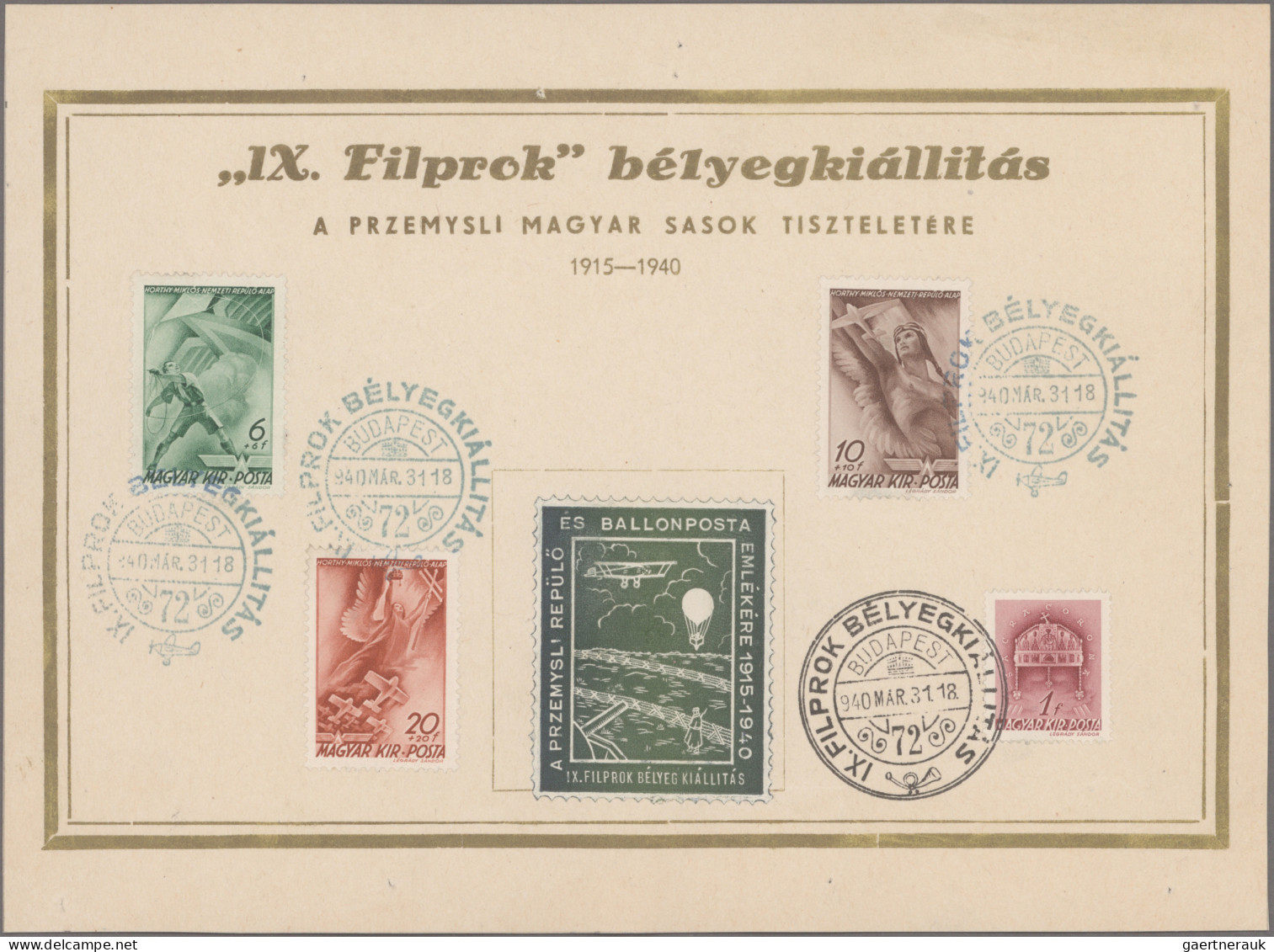 Hungary: 1892/1945, Mainly From 1919, Extraordinary Collection Of Apprx. 524 Cov - Covers & Documents