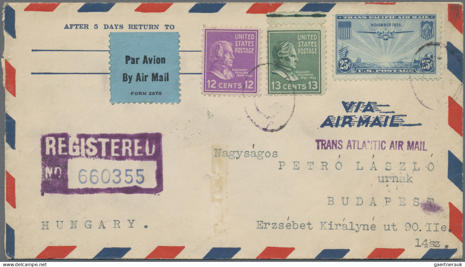 Hungary: 1900/1969, Incoming Mail, Assortment Of Apprx. 56 Covers/cards, E.g. Fr - Covers & Documents