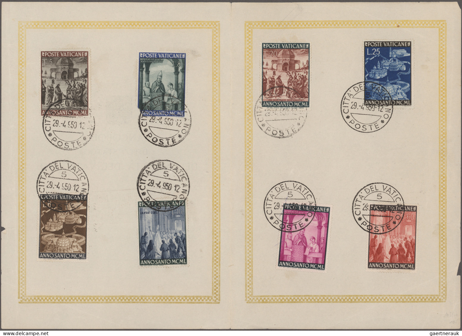 Vatican City: 1950/2005, Balance Of Apprx. 300 Philatelic Covers/cards, Incl. St - Sammlungen