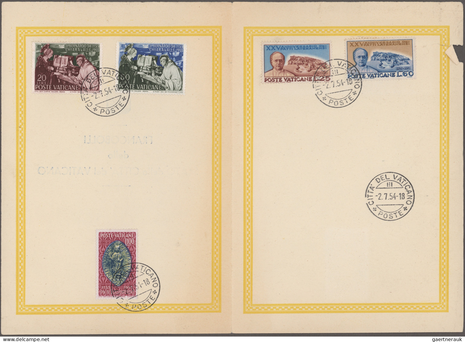 Vatican City: 1950/2005, Balance Of Apprx. 300 Philatelic Covers/cards, Incl. St - Sammlungen