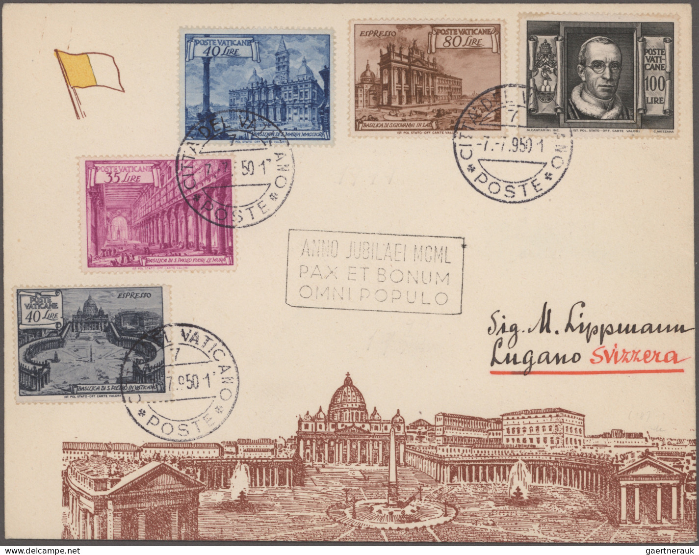 Vatican City: 1950/2005, Balance Of Apprx. 300 Philatelic Covers/cards, Incl. St - Sammlungen