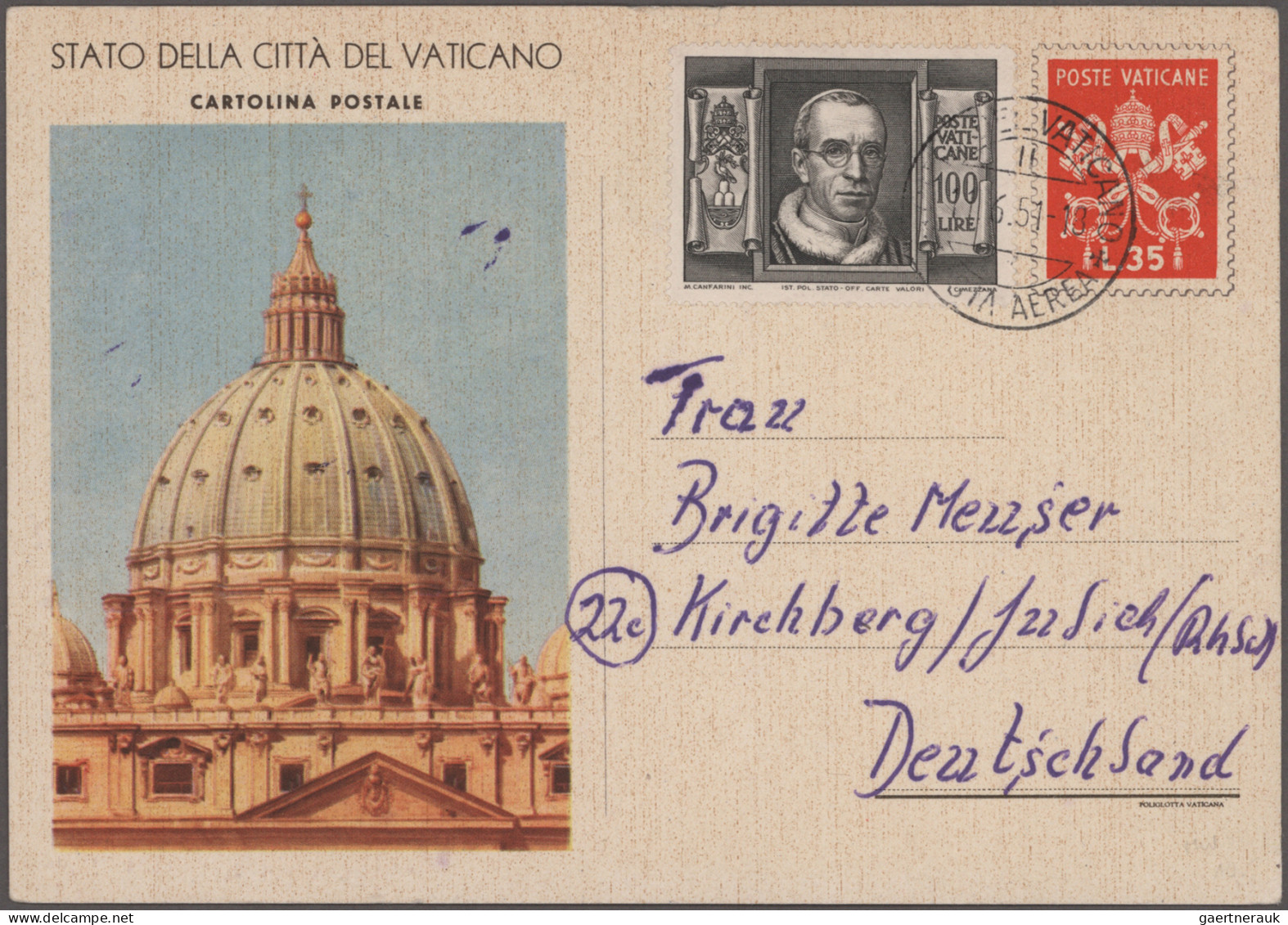 Vatican City: 1950/2005, balance of apprx. 300 philatelic covers/cards, incl. st