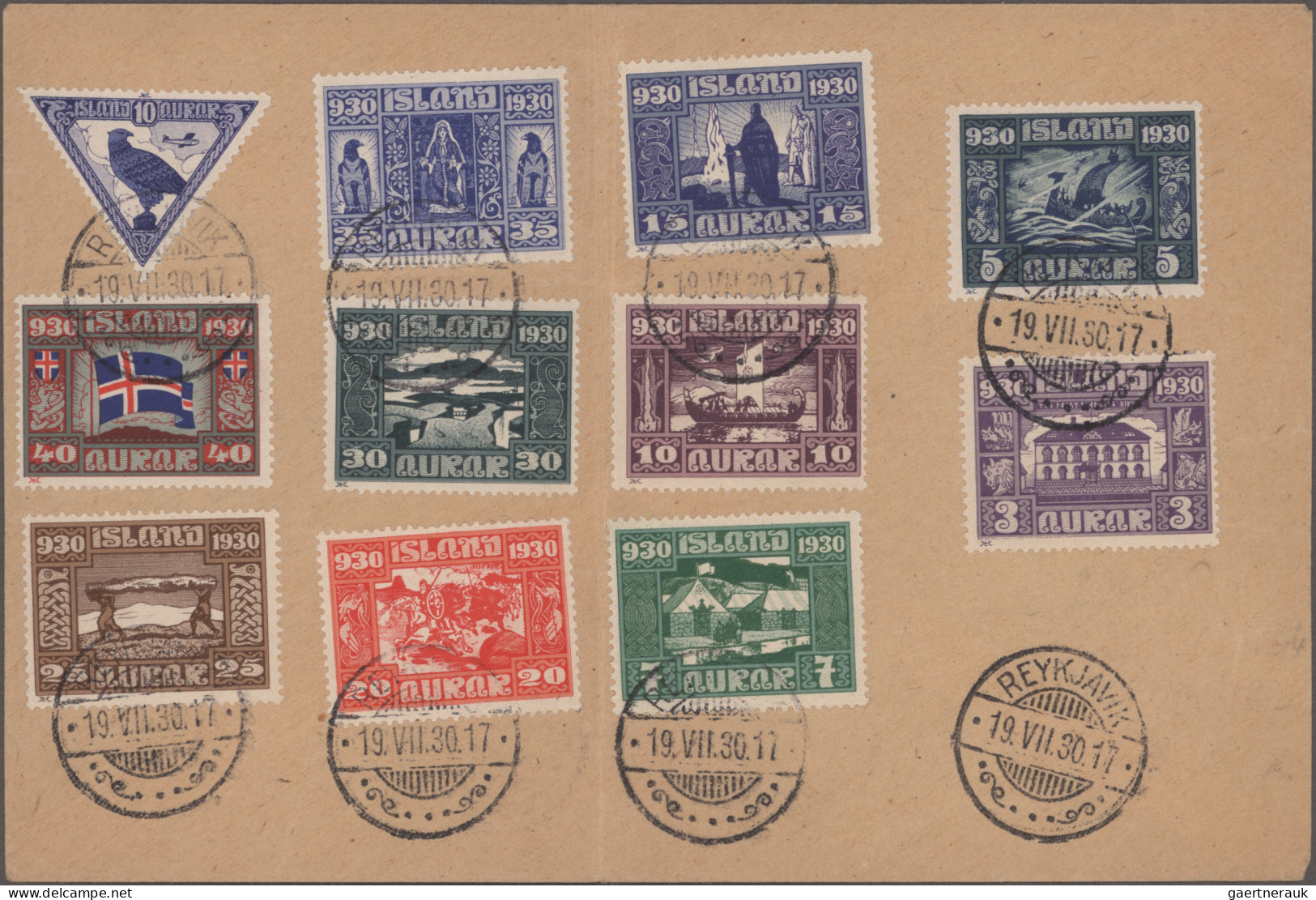 Scandinavia: 1870's-1970's Ca.: Group Of 28 Covers, Postcards, FDCs And Postal S - Europe (Other)