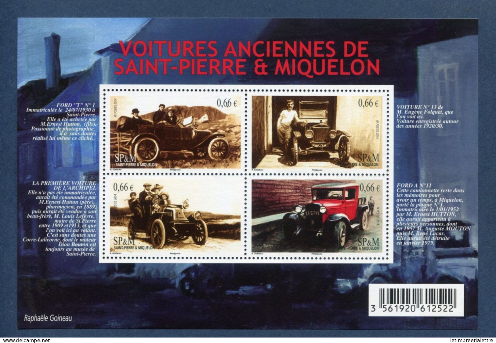 Saint Pierre Et Miquelon - YT N° F 1112 à 1115 ** - Neuf Sans Charnière - 2014 - Ungebraucht
