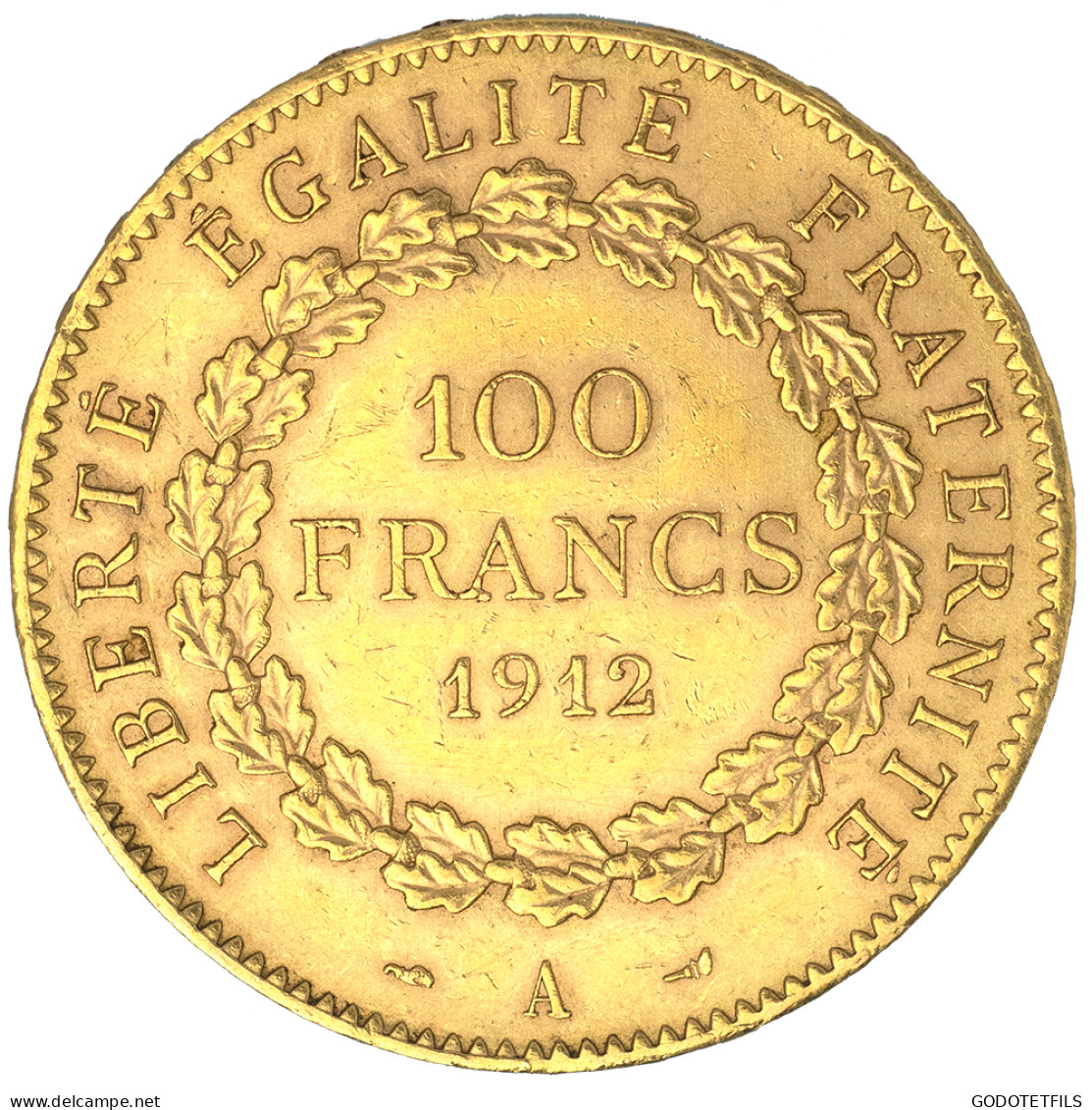 III ème République-100 Francs Génie 1912 Paris - 100 Francs (goud)