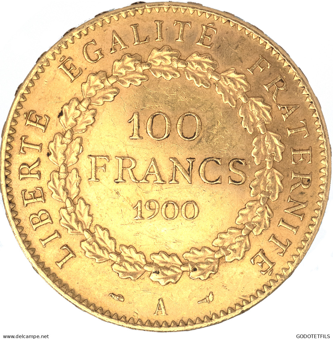 III ème République-100 Francs Génie 1900 Paris - 100 Francs (or)