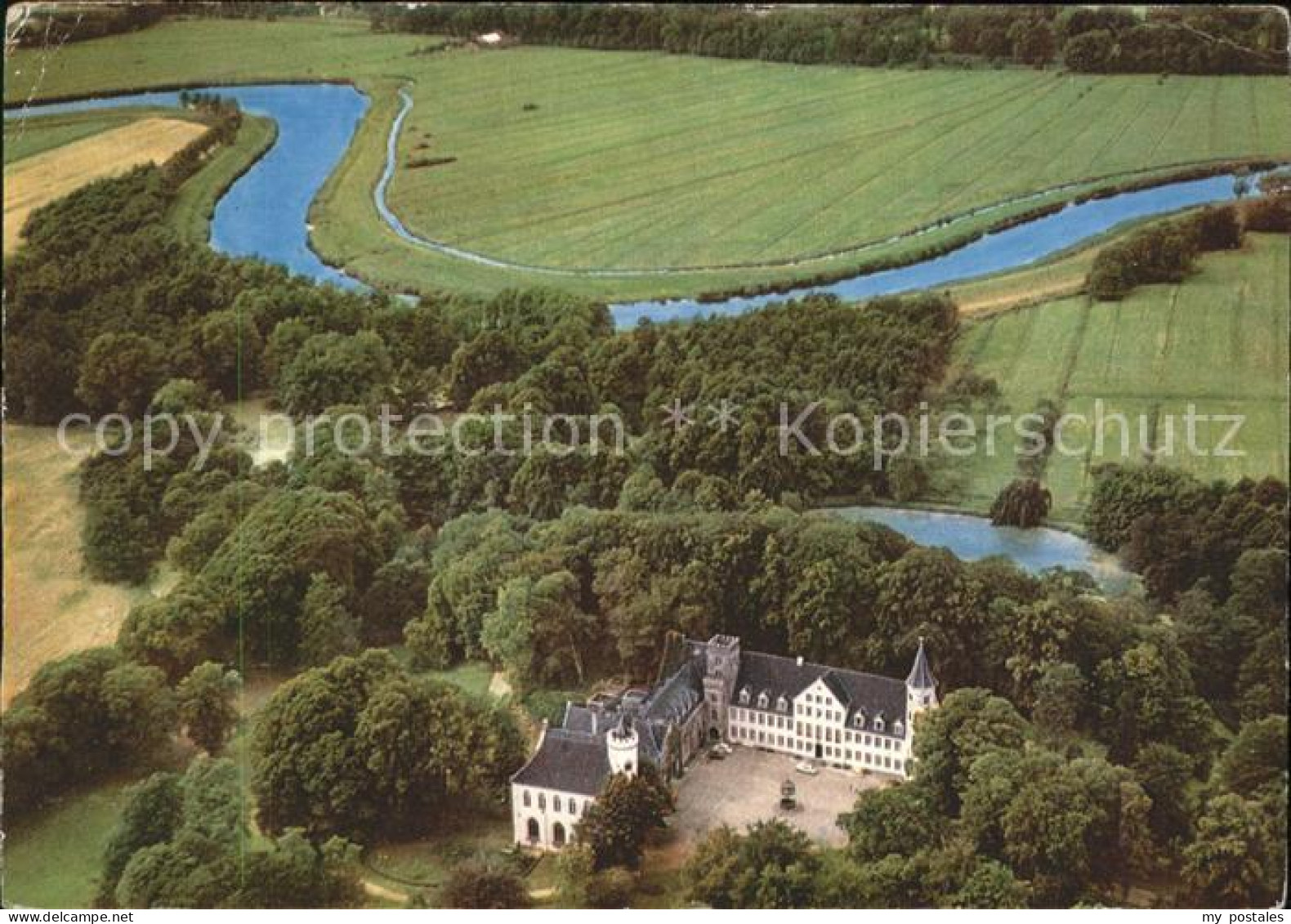 71827449 Itzehoe Schloss Breitenburg Fliegeraufnahme Boekenberg - Itzehoe