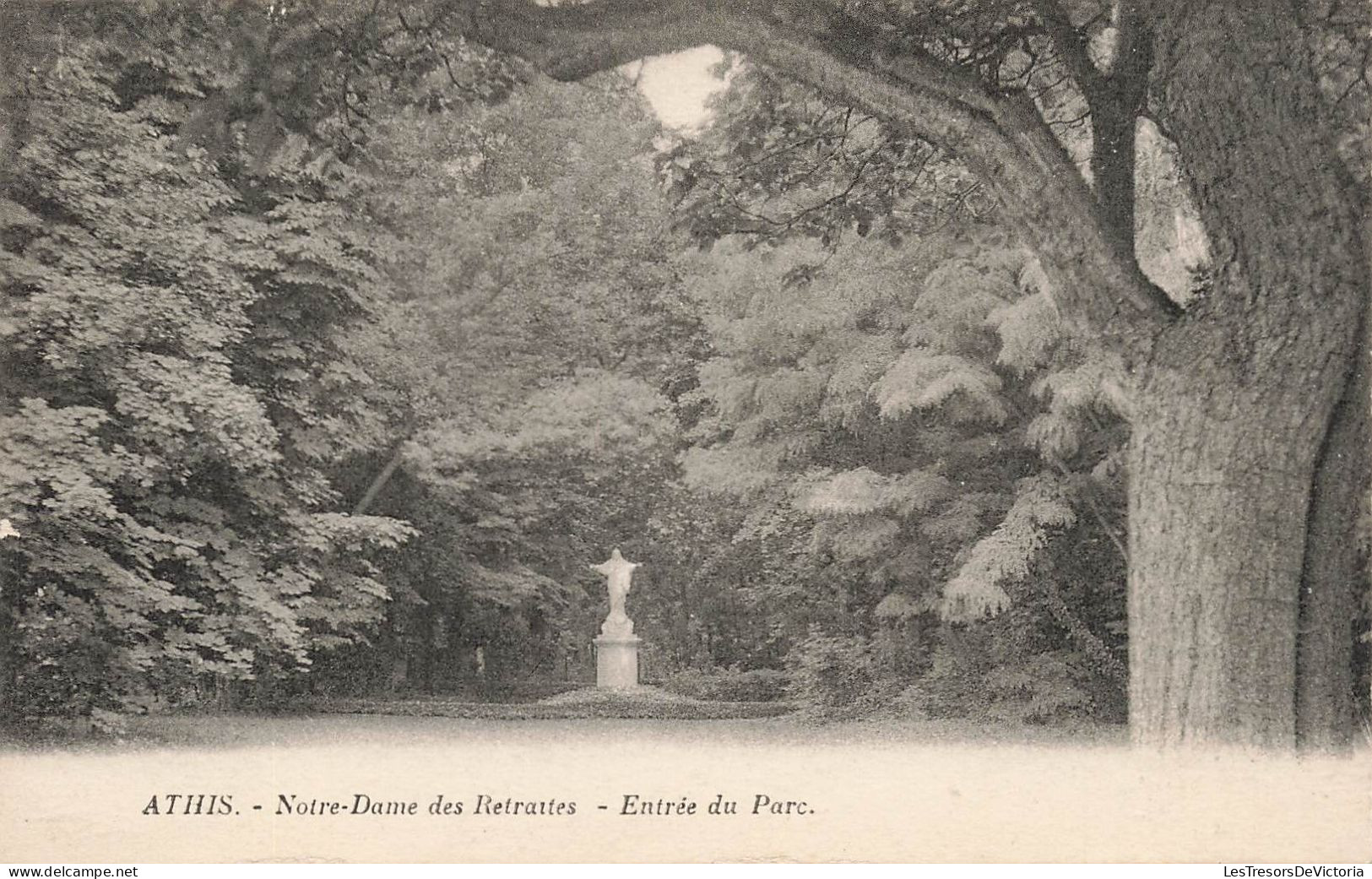 FRANCE - Athis - Notre Dame Des Retraites - Vue Sur L'entrée Du Parc - Carte Postale Ancienne - Athis Mons