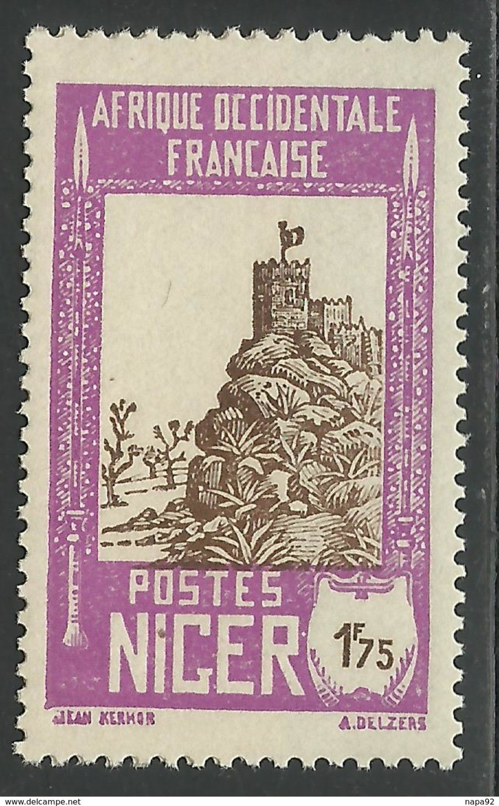 NIGER 1933 YT 47A** SANS CHARNIERE NI TRACE - Nuovi