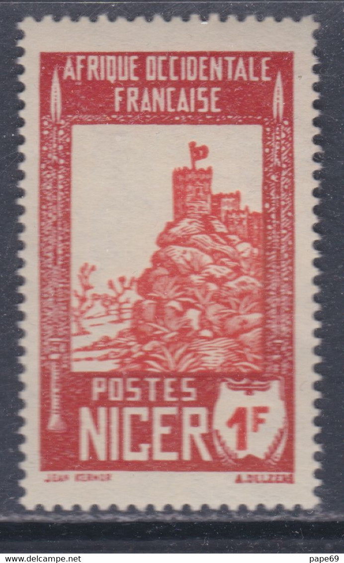 Niger N° 45A XX  Partie De Série : 1 F. Carmin Et Rouge Sans Charnière, TB - Unused Stamps