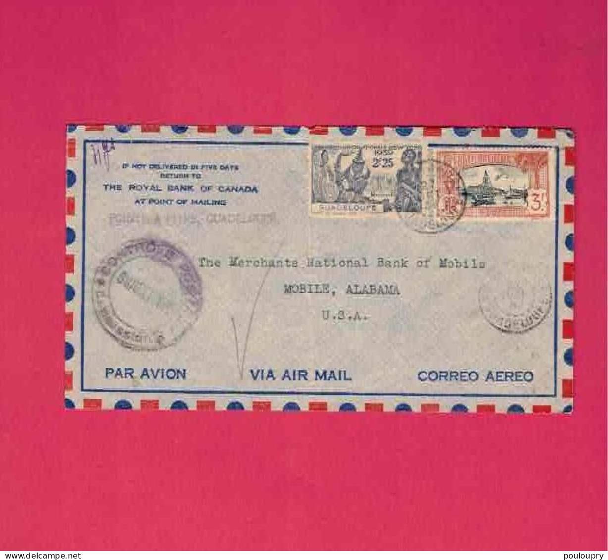 Lettre De 1939 Pour Les USA EUAN - YT N° 119 Et 141 - Exposition Internationale De New-York - Lettres & Documents