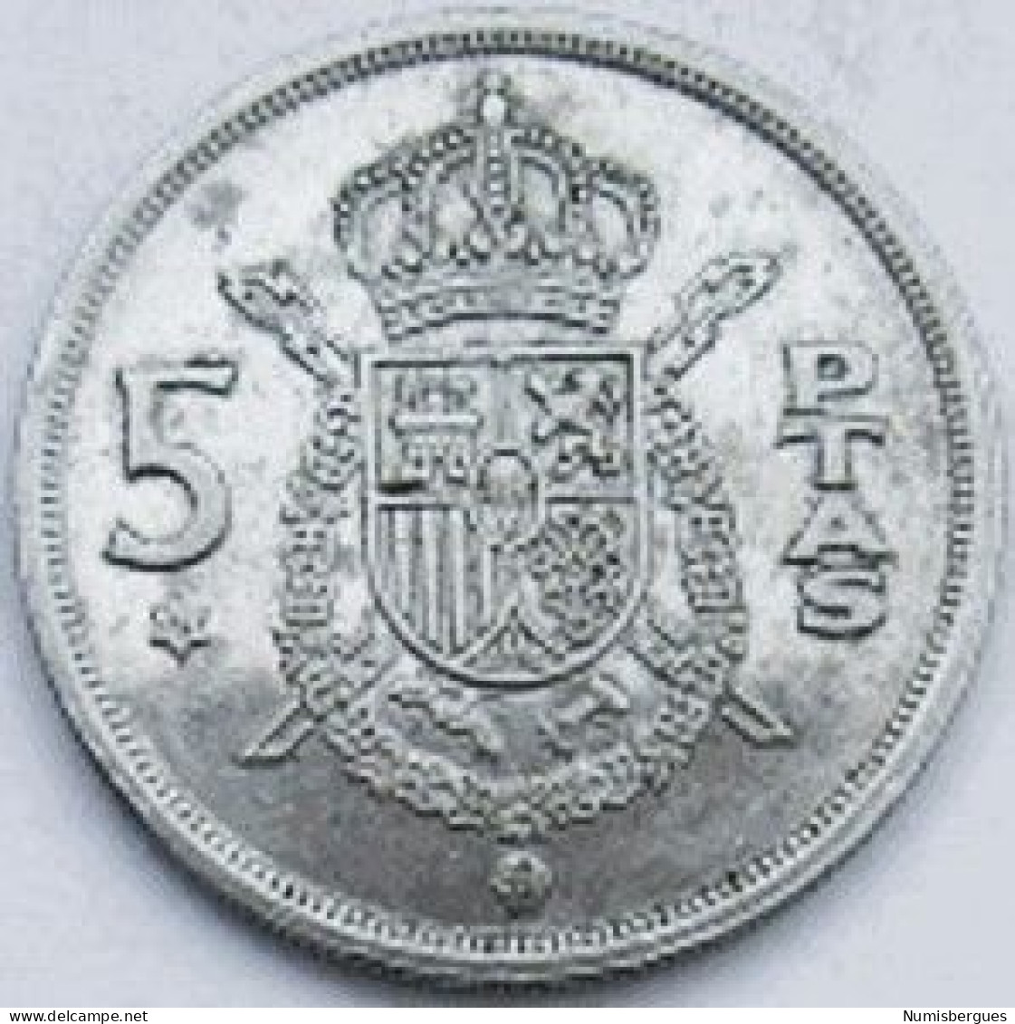 Pièce De Monnaie 5 Pesetas 1976 - 5 Pesetas