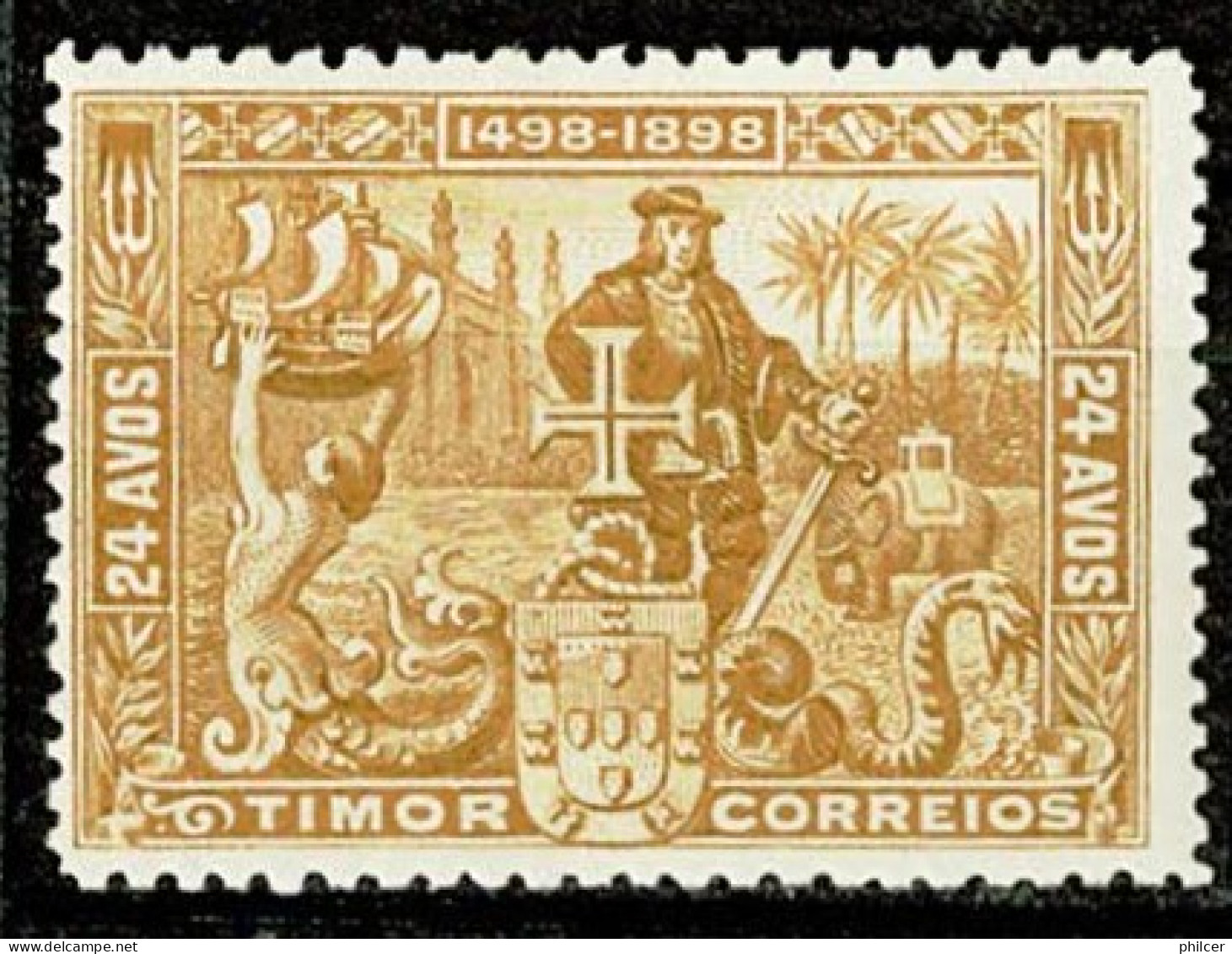 Timor, 1898, # 57, MH - Timor