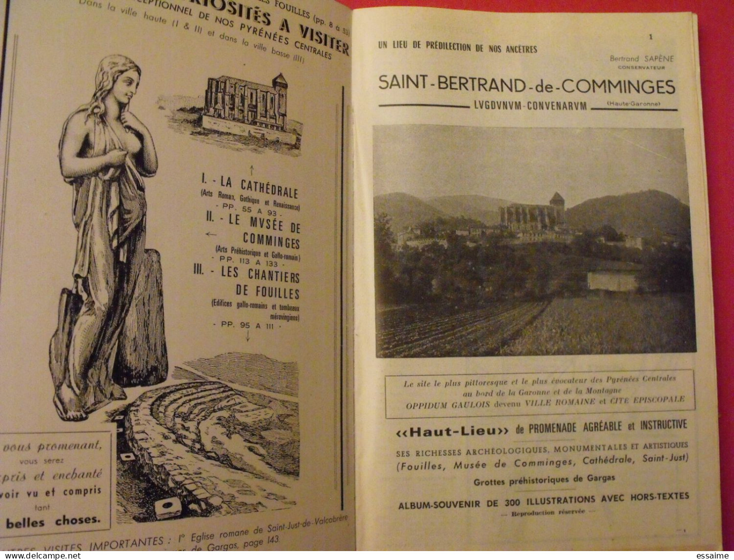 Saint Bertrand De Comminges. Centre Touristique D'art Et D'histoire. Bertrand Sapène. 1966. Bien Illustré - Midi-Pyrénées