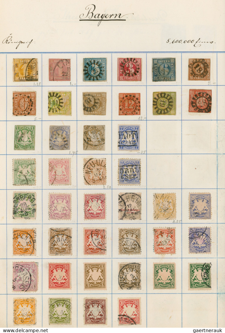 Nachlässe: ALLE WELT-KLADDE Mit Nur Marken Und Belegen Bis Ca. 1910, Welche Fest - Lots & Kiloware (mixtures) - Min. 1000 Stamps