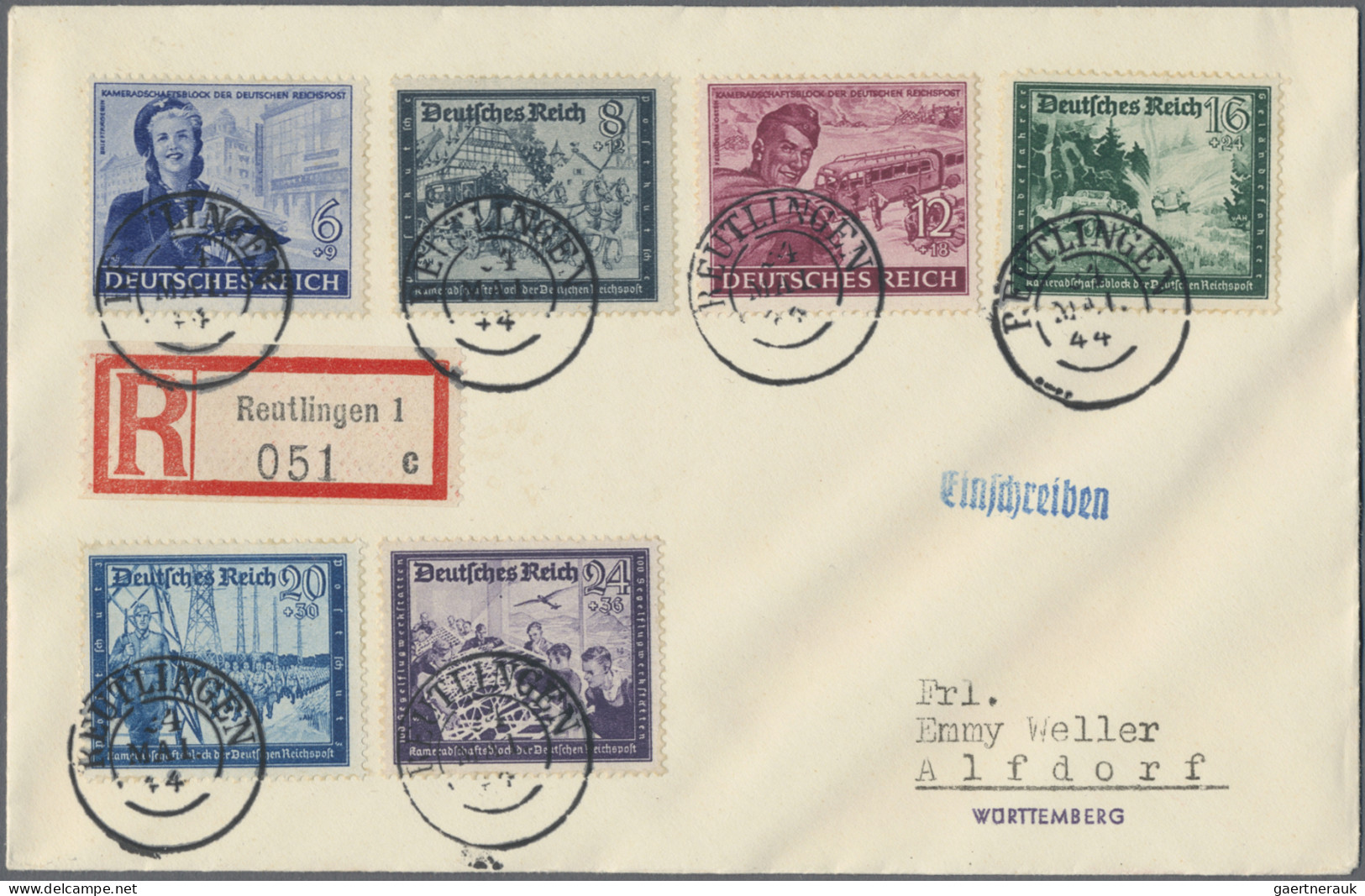 Nachlässe: 1933/1945, III.REICH, Nachlass-Posten Mit Ca. 90 Briefen, Karten Und - Lots & Kiloware (min. 1000 Stück)