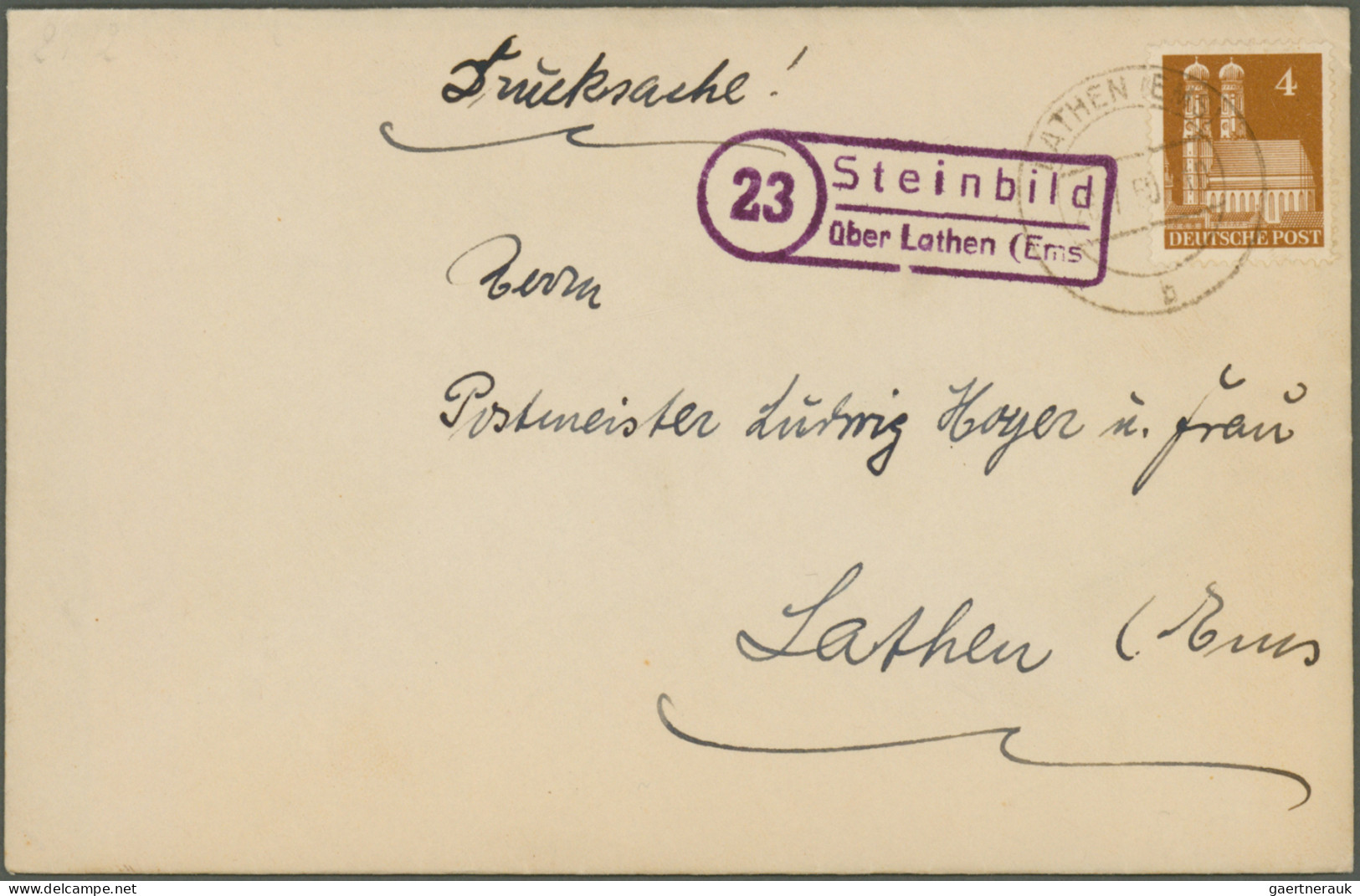 Heimat: Niedersachsen: 1932/1964, Landpoststempel (Posthilfsstellenstempel), vie