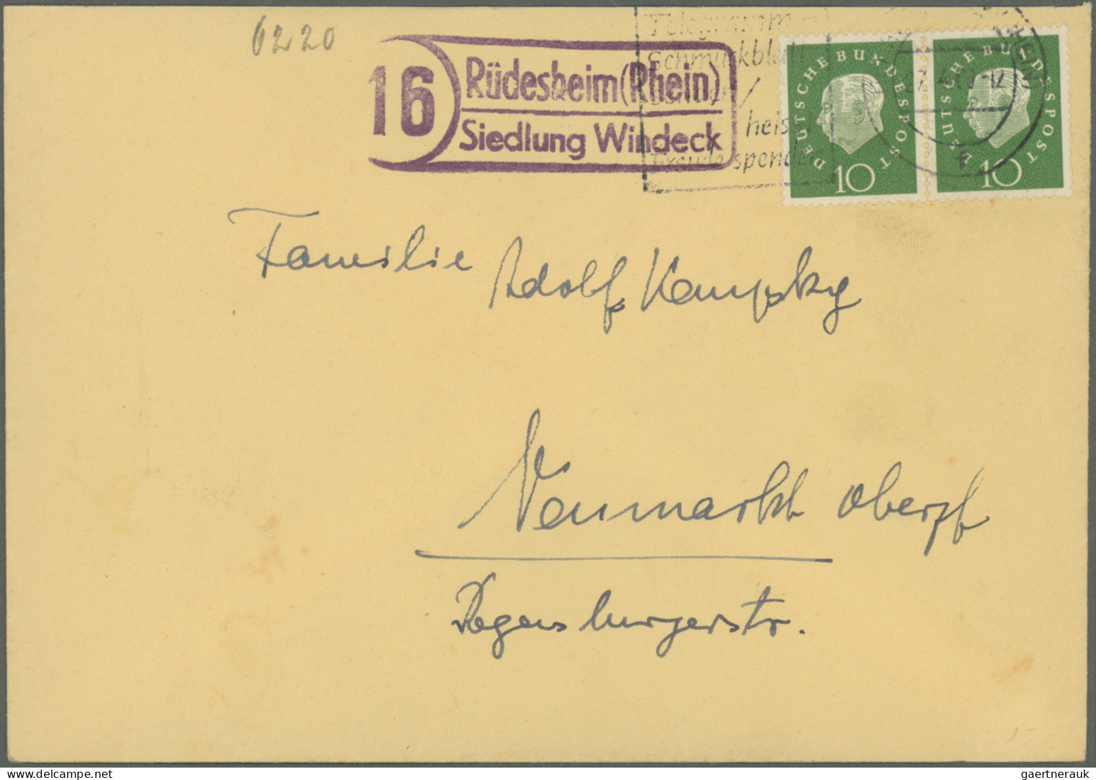 Heimat: Rheinland-Pfalz: 1932/1963, Landpoststempel (Posthilfsstellenstempel), V - Sonstige