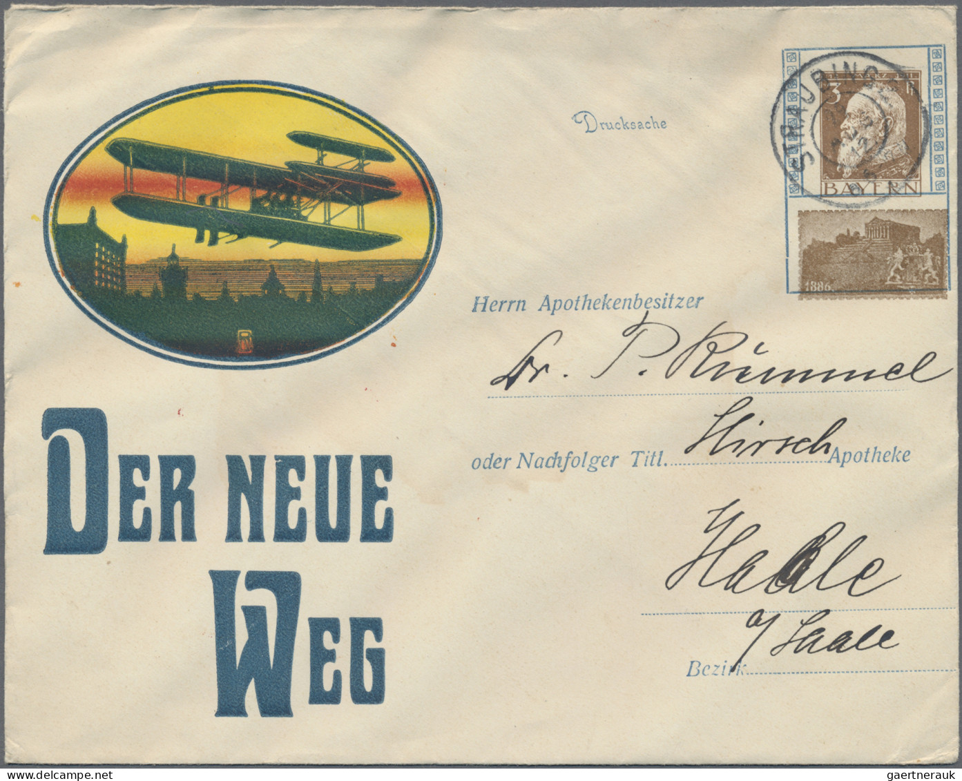 Bayern - Ganzsachen: 1880/1920 (ca.), Umfangreicher Bestand Von Ca. 470 Gebrauch - Autres & Non Classés