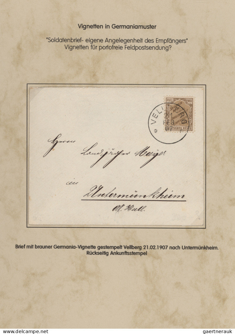 Deutsches Reich - Germania: 1920-1922, Germania-Ausgaben, hoch spezialisierte Sa