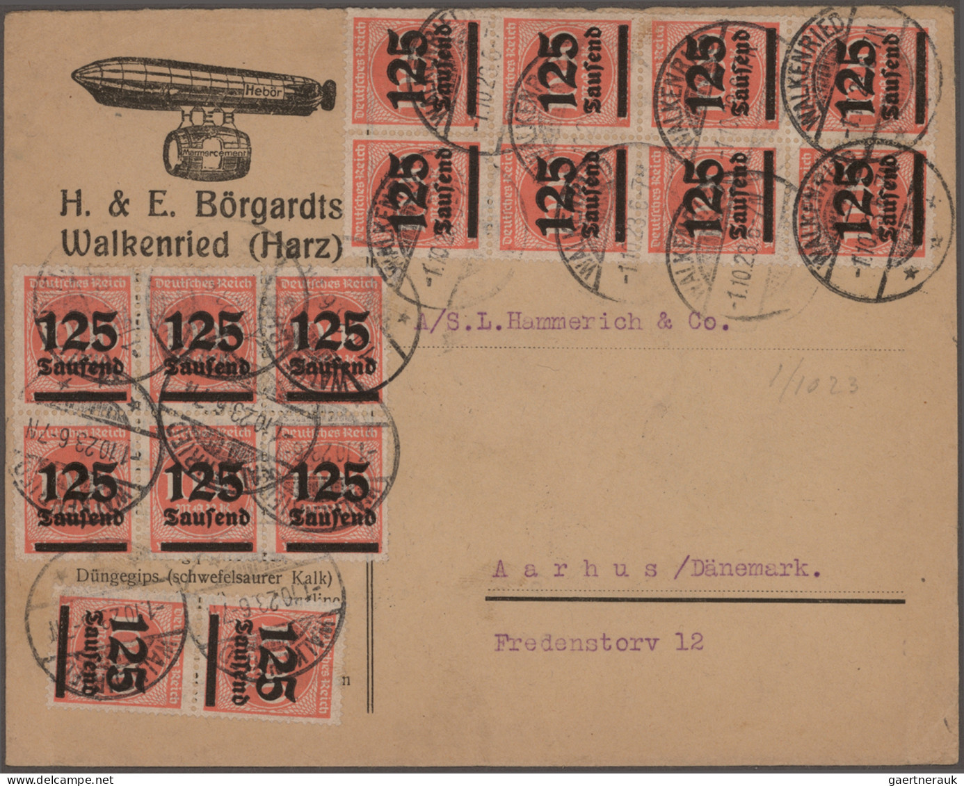 Deutsches Reich - Inflation: 1919/1923 Mehr Als 80 Briefe Und Postkarten Aus Der - Collections