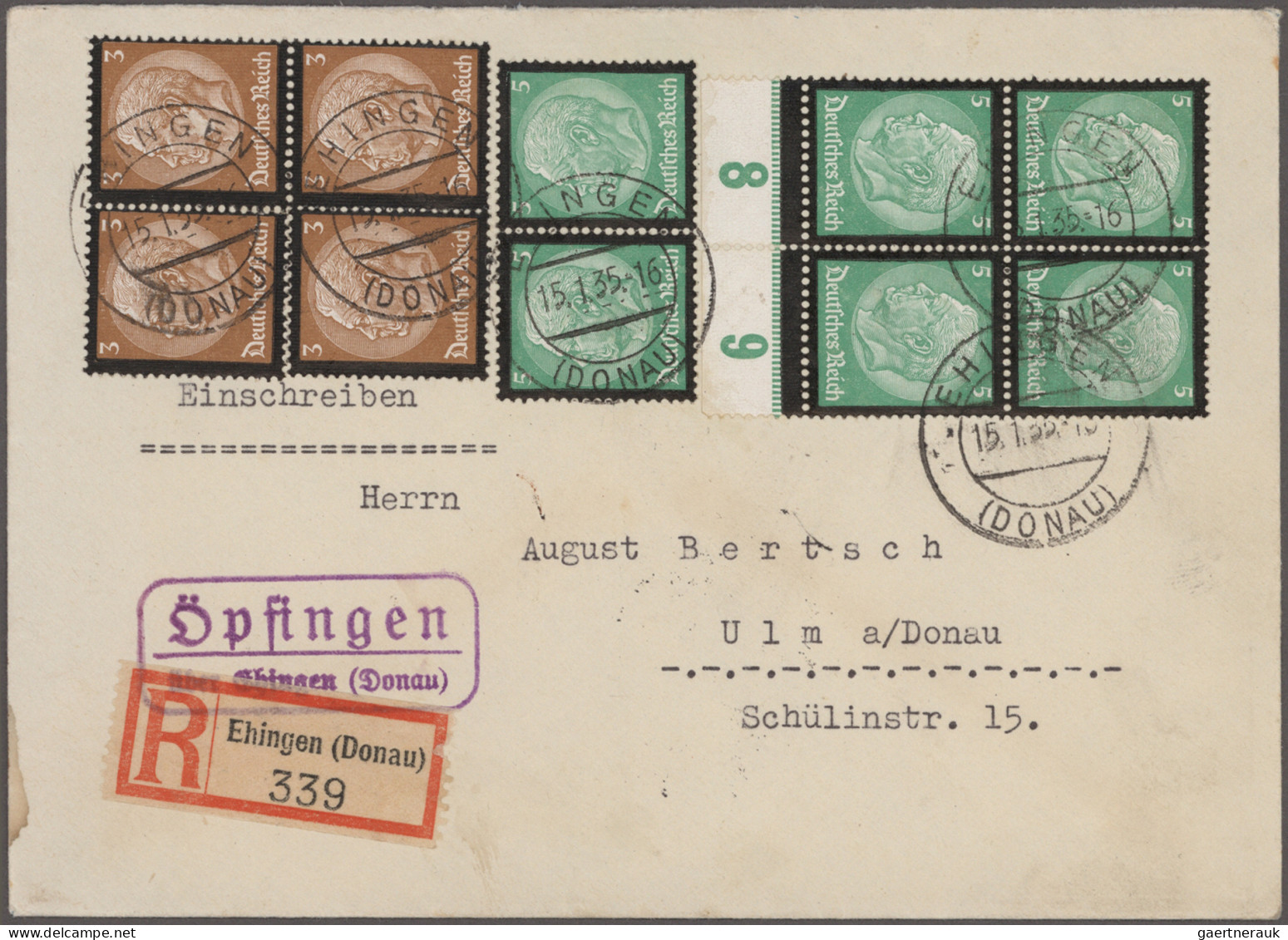 Deutsches Reich - 3. Reich: 1935/1944, Partie Von Ca. 42 Belegen, Dabei Sonderst - Briefe U. Dokumente
