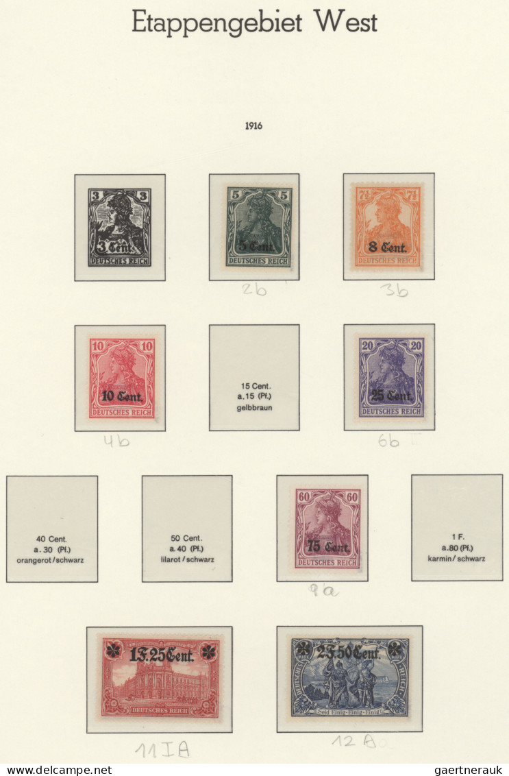 Deutsches Reich - Nebengebiete: 1893/1921, vielseitige Sammlung im Leuchtturm-Al