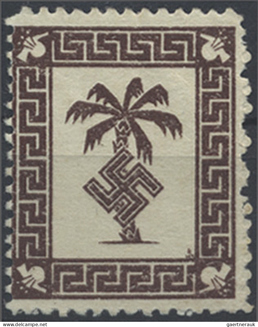 Feldpostmarken: 1943/1944, Lot Mit Tunispäckchen-Marken Und 7 Inselpost-Belegen, - Sonstige & Ohne Zuordnung